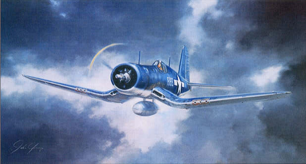 "Corsair" - John Young - F4U Corsair World War II Aviation Art