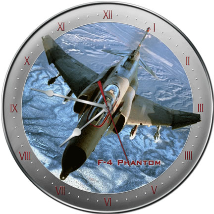 F-4 Phantom Collectible Wall Clock