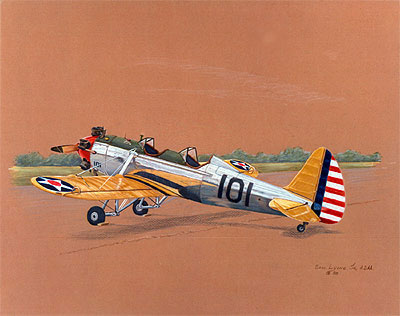 "PT-22" - Sam Lyons - World War II Aviation Art