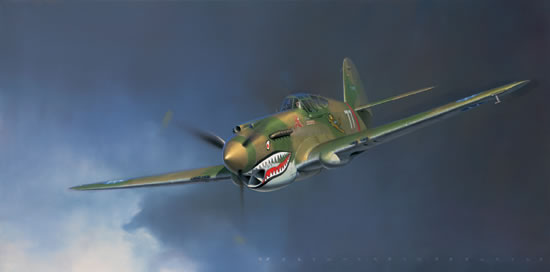 "Tiger!" Open Edition P-40 Print by Jack Fellows