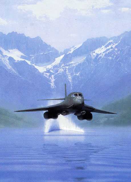 "Power" - Dru Blair - B-1 Lancer Aviation Art