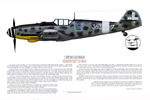 "Ugo Drago"-Ernie Boyette-Messerschmitt Bf-109 World War II Aviation Art