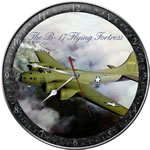 B-17 Flying Fortress Collectible Wall Clock