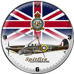 Supermarine Spitfire Collectible Wall Clock