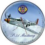 P-51 Mustang "Old Crow" Collectible Wall Clock