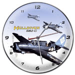 US Navy Curtiss SB2C Helldiver Collectible Wall Clock