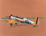 "PT-22" - Sam Lyons - World War II Aviation Art