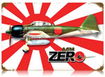 "A6M Zero" Vintage Metal Sign