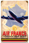 "Air France" Vintage Metal Sign