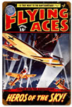 "Flying Aces" Vintage Metal Sign