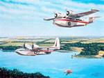 "Waterbirds" - Sam Lyons - Grumman Goose & Mallard Aviation Art