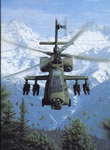 "Rising Force" - Dru Blair - AH-64 Apache Aviation Art